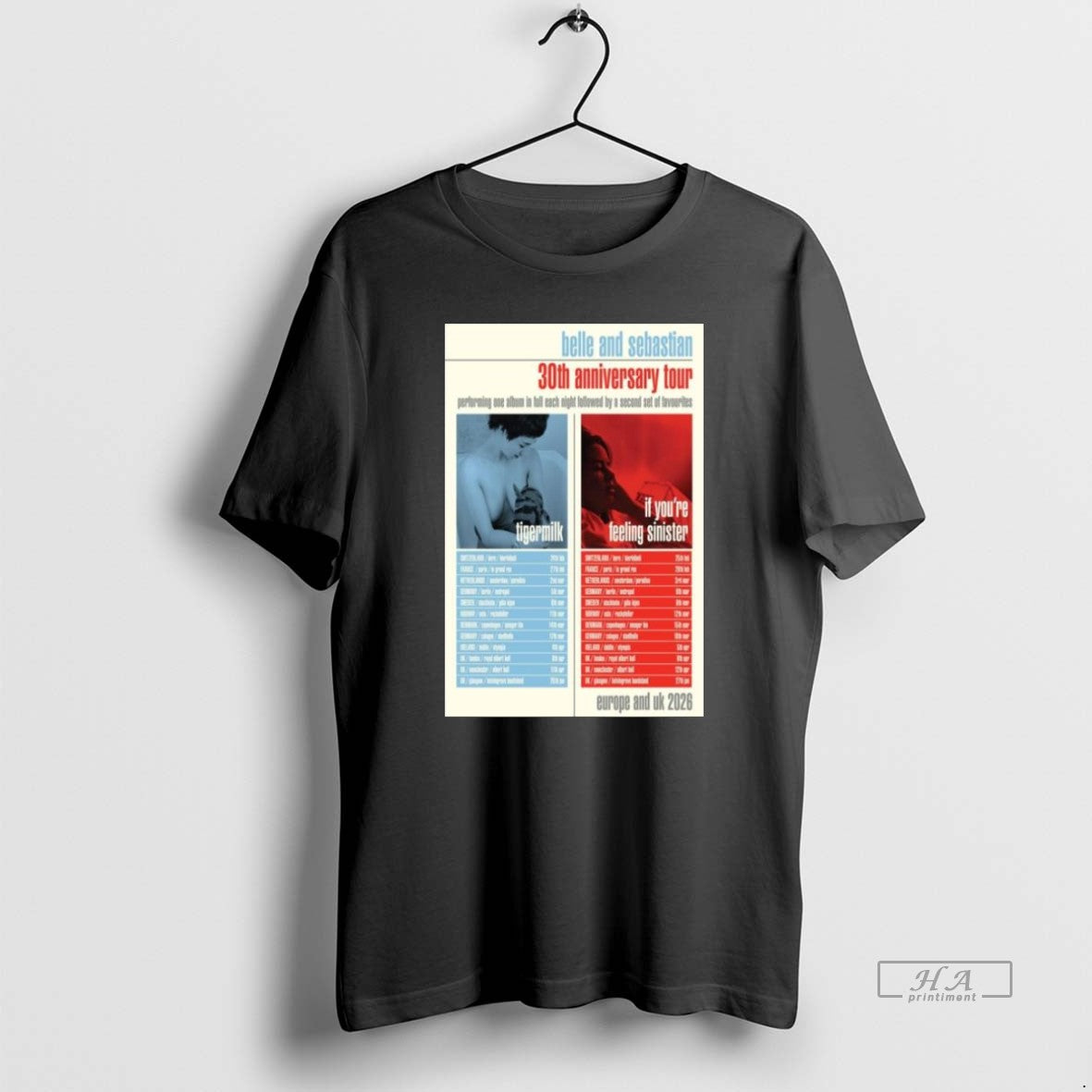Trendy Belle And Sebastian 30Th Anniversary Tour Europe Uk 2026 Long