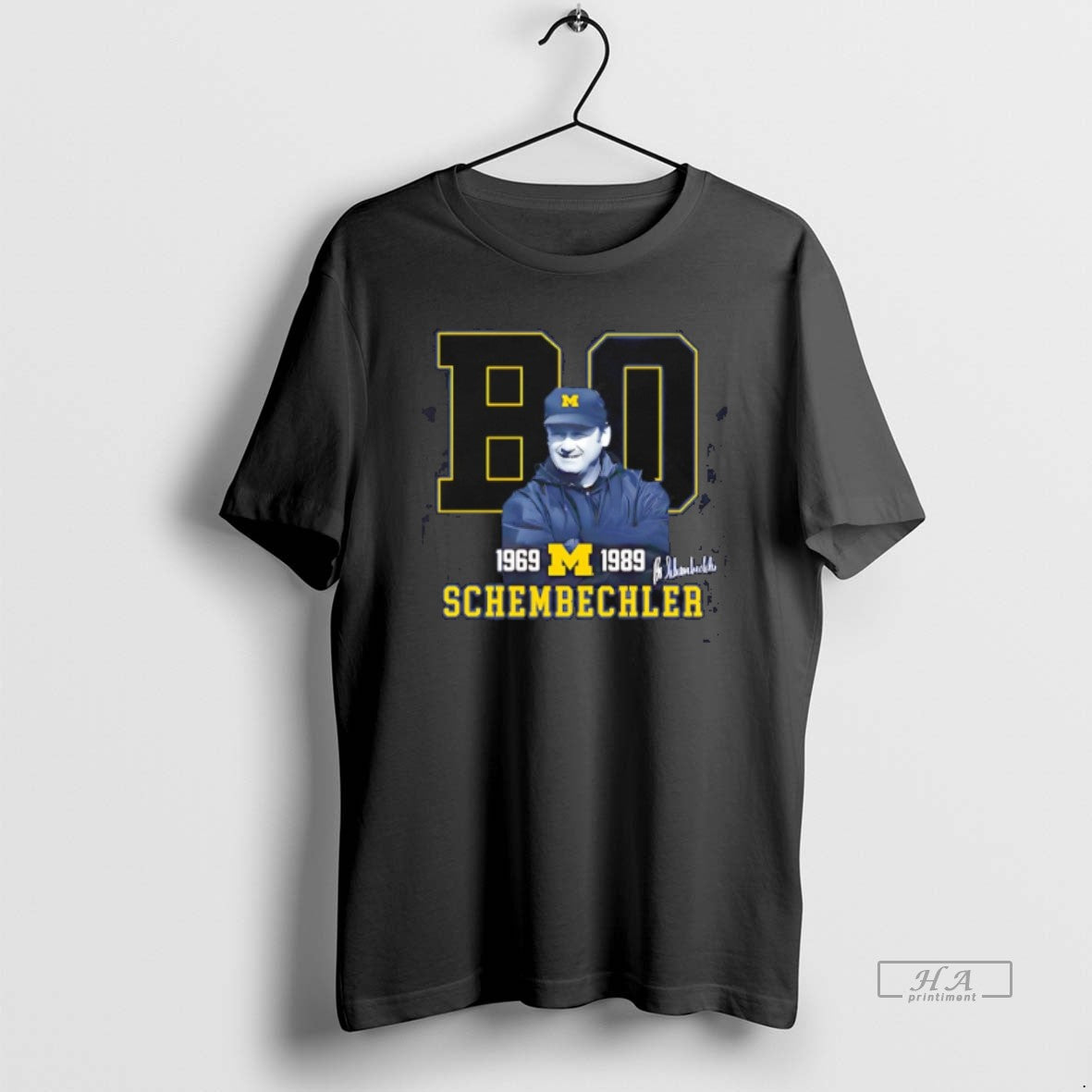Trendy Bo Schembechler Remembrance Michigan Wolverines 1969 1989
