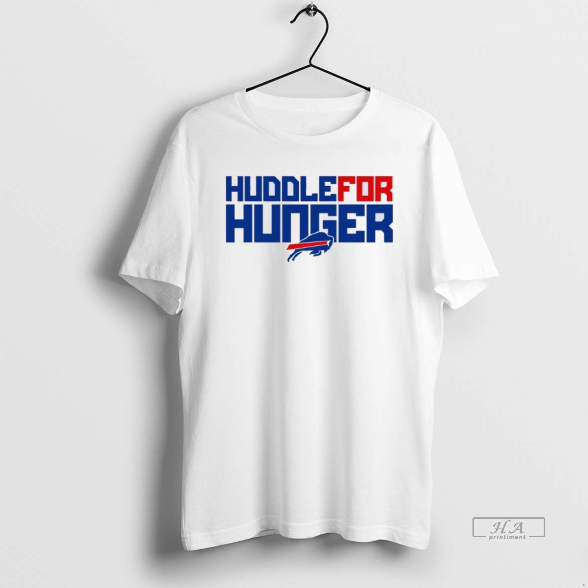 Trendy Buffalo Bills Huddle Hunger TShirt Designer Design