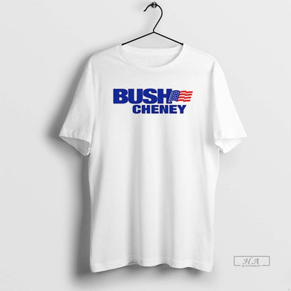 Trendy Bushe Cheney 2004 Long Sleeve Retro Design