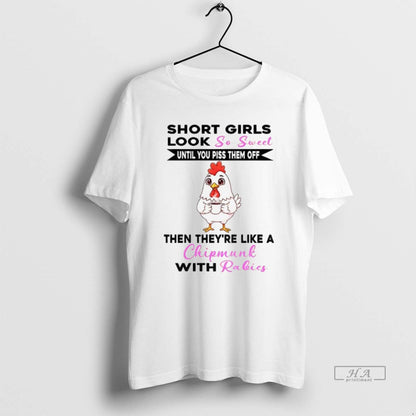 Trendy Chicken Short So Sweet And Until You Piss Them Off TShirt