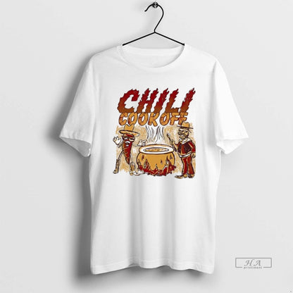 Trendy Chili Cookoff Fire Hoodie Modern Collection