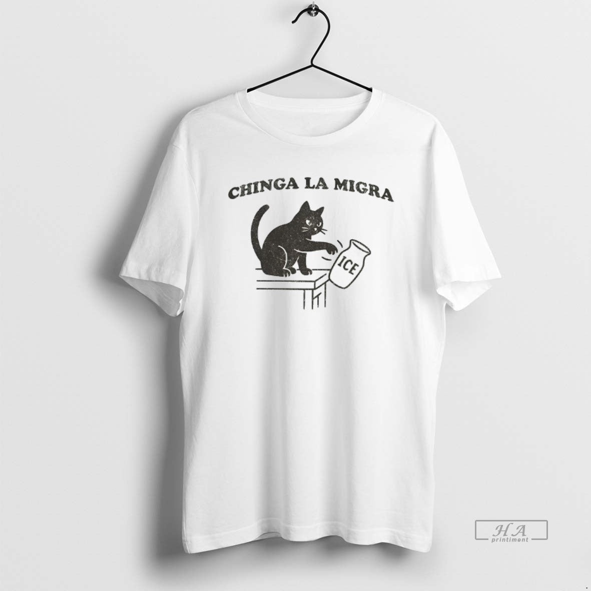 Trendy Chinga La Migra Abolish Ice Cat Political Tank Top Vintage