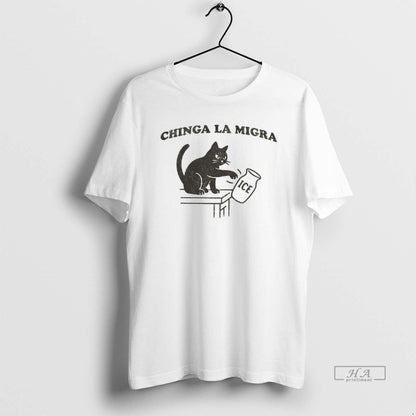 Trendy Chinga La Migra Abolish Ice Cat Political Tank Top Vintage
