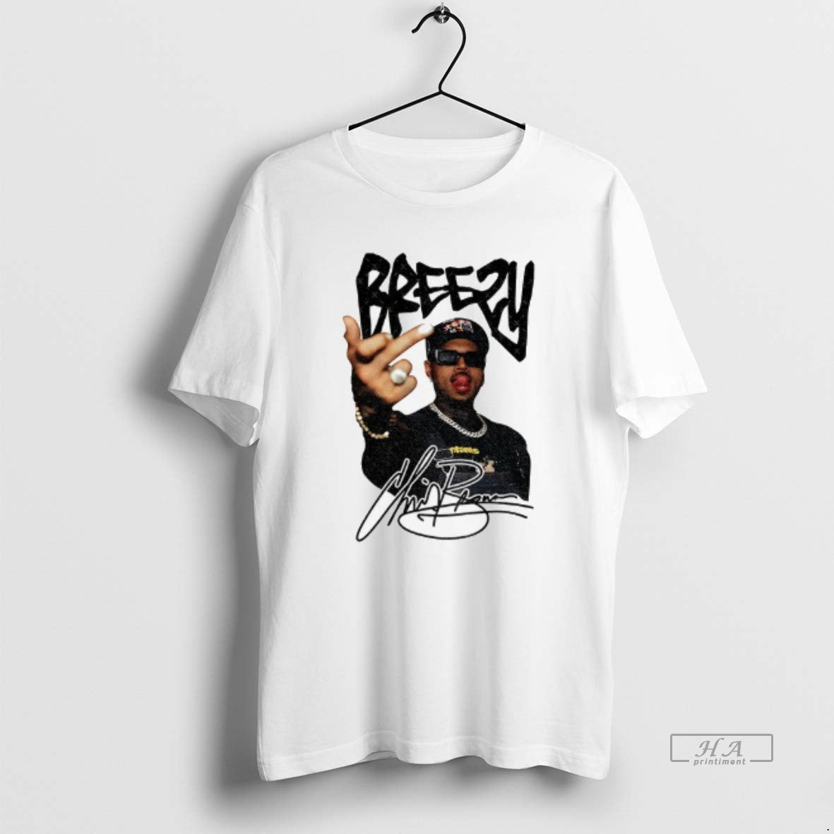 Trendy Chris Brown Breezy Bowl Tour 2025 Signature Music Tee Premium