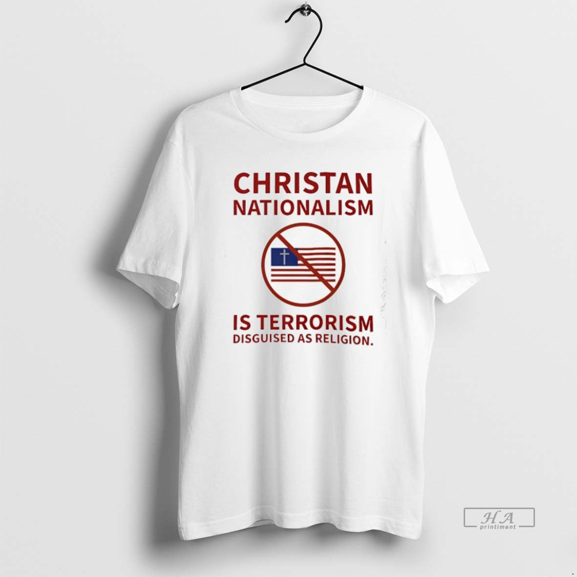 Trendy Christan Nationalism Is Terrorism Disguised As Religion Tee