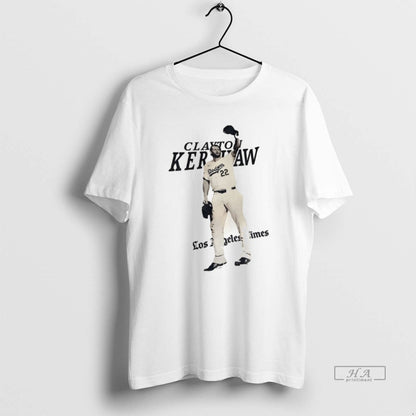 Trendy Clayton Kershaw Los Angeles Dodgers Mlb Baseball La Times 2025