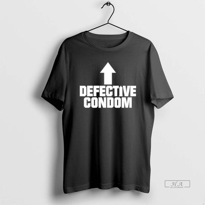 Trendy Defective Condom Arrow Shirt Elegant Outfit