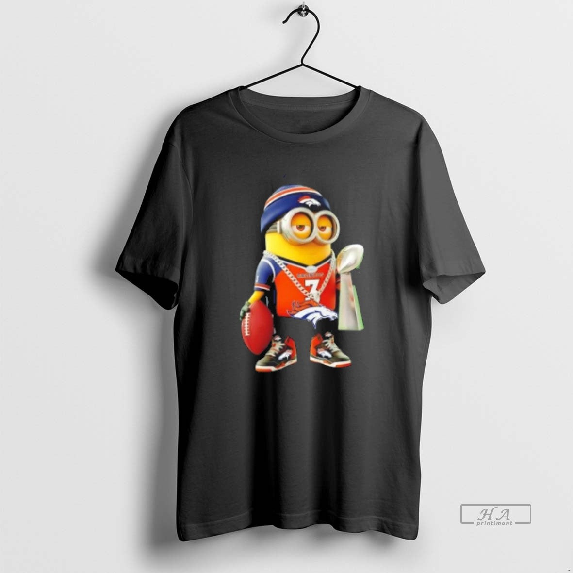 Trendy Denver Broncos X Minions Hold Super Bowl Trophy Hoodie Modern