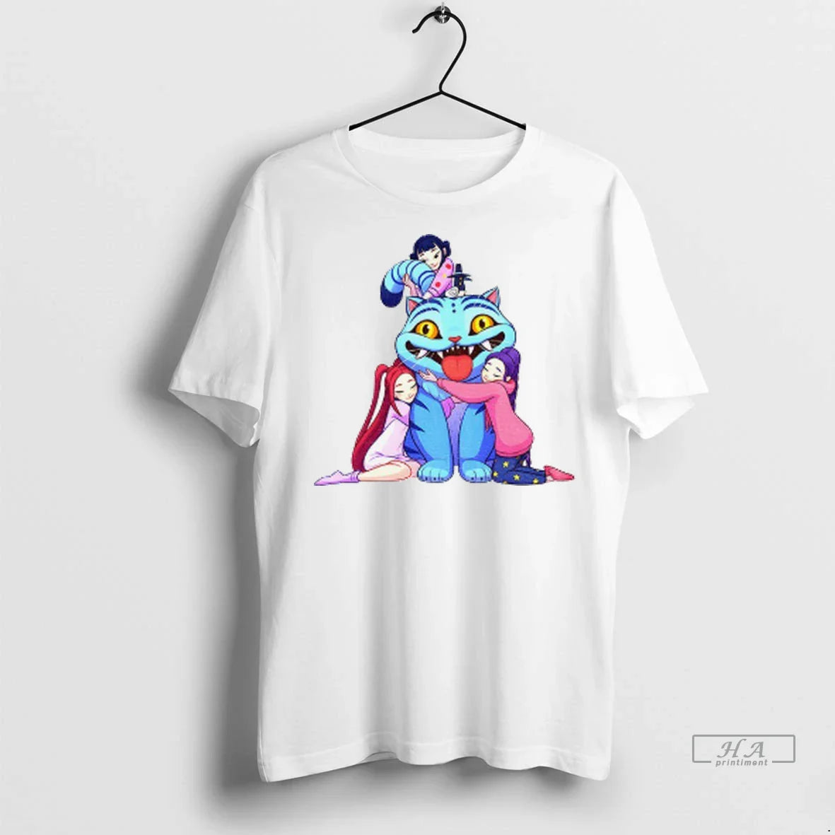 Trendy Derpy Tiger And Bird Demon Hunter Kpop Demon Hunters TShirt