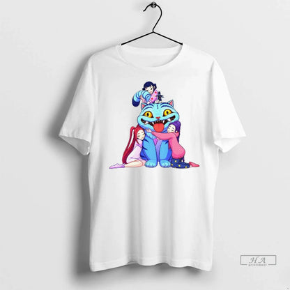 Trendy Derpy Tiger And Bird Demon Hunter Kpop Demon Hunters TShirt