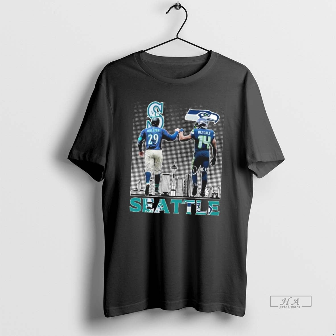 Trendy Dk Metcalf And Cal Raleigh Seattle Shirt Elegant Outfit
