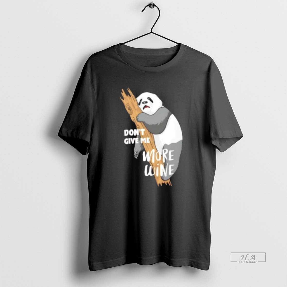 Trendy Dont Give Me More Wine Panda Tank Top Authentic Merch