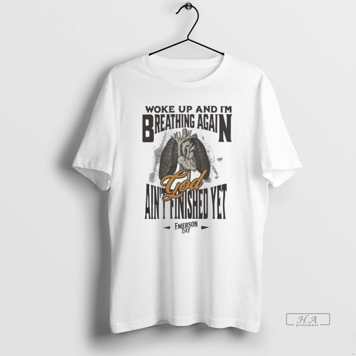 Trendy Emerson Day God Aint Finished Yet Long Sleeve Authentic Outfit
