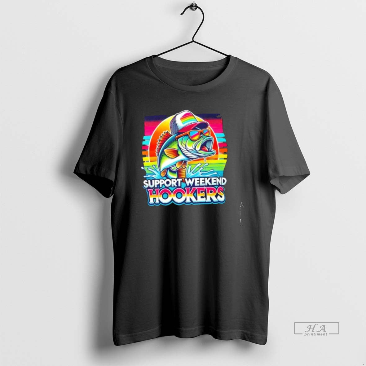Trendy Fishing Support Weekend Hookers Sweatshirt Premium Collection
