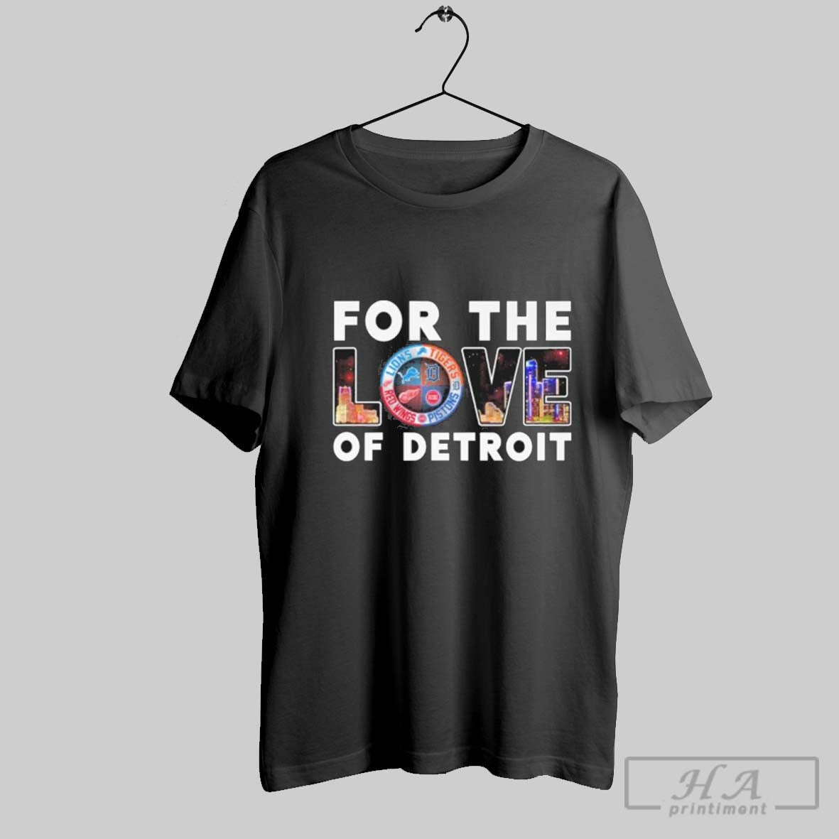 Trendy Love City Detroit Sports Teams Hoodie Elegant Look