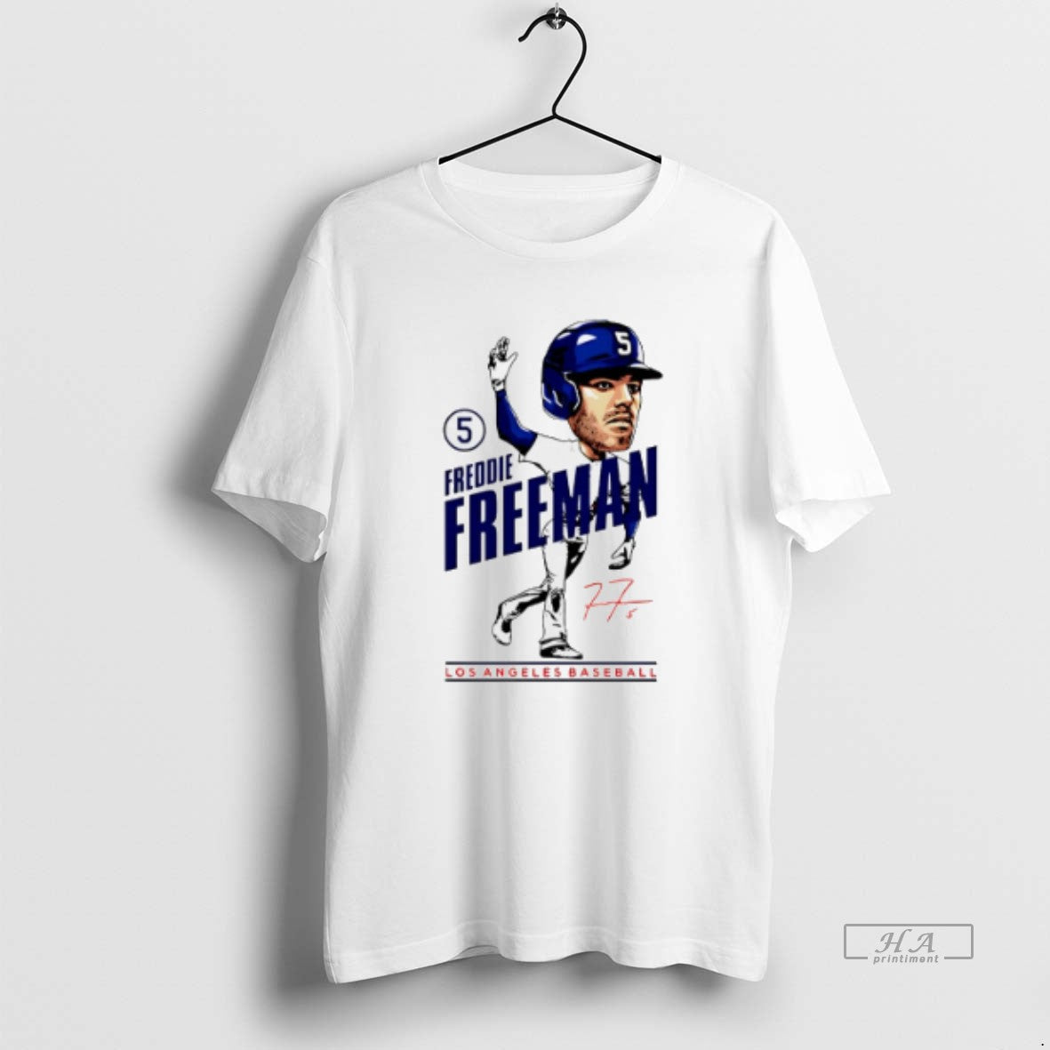 Trendy Freddie Freeman Los Angeles Dodgers Caricature 2025 Hoodie
