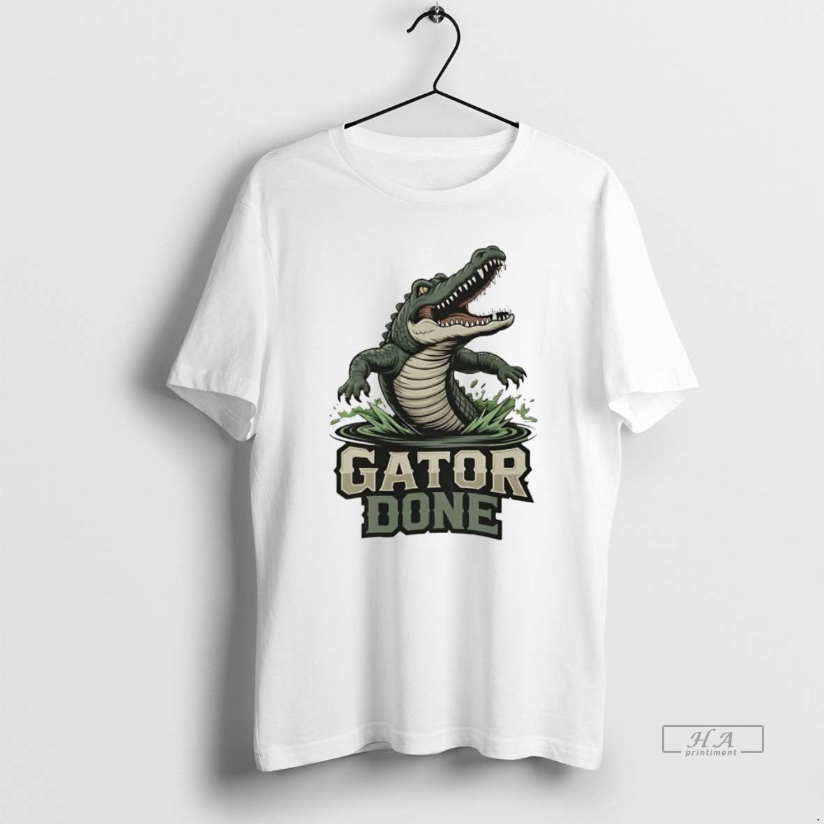 Trendy Gator Done Louisiana Swamp TShirt Classic Design