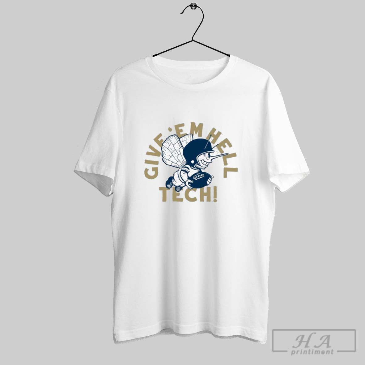 Trendy Georgia Tech Yellow Jackets Give Em Hell Tech Long Sleeve