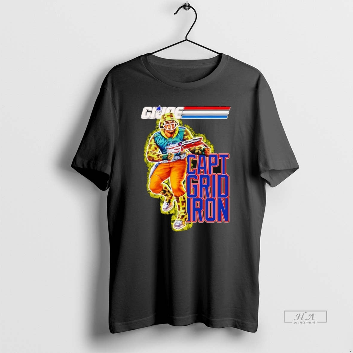 Trendy Gi Joe Capt Grid Iron Sweatshirt Unique Apparel