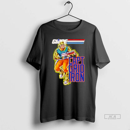 Trendy Gi Joe Capt Grid Iron Sweatshirt Unique Apparel
