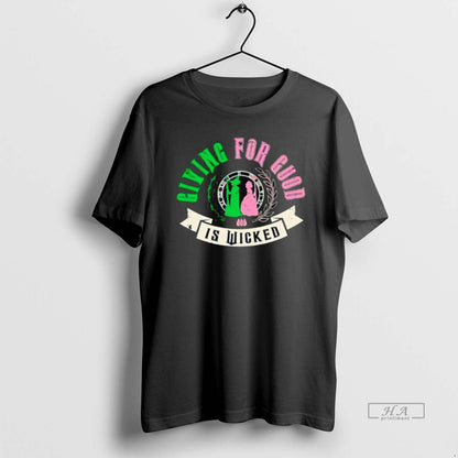 Trendy Giving Good Is Wicked Long Sleeve Retro Art