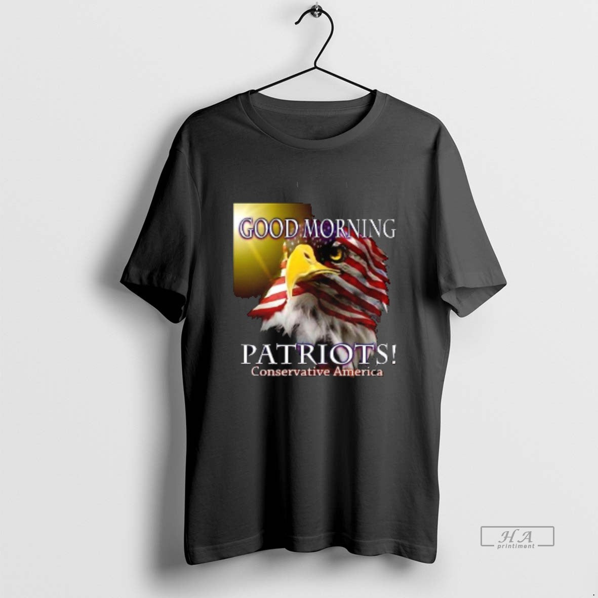 Trendy Good Morning Patriots Conservative America Shirt Vintage