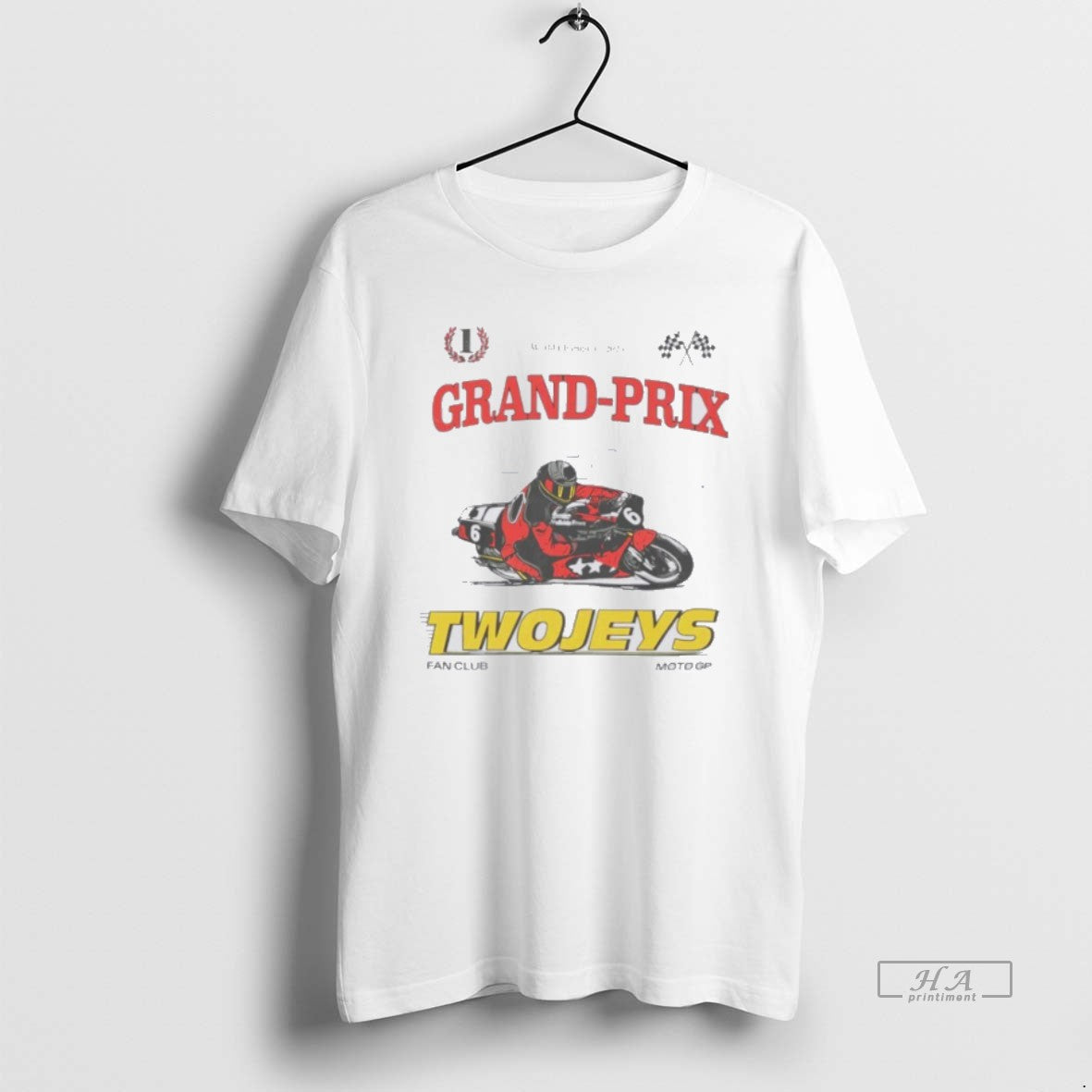 Trendy Grand Prix Twojeys Hoodie Retro Design