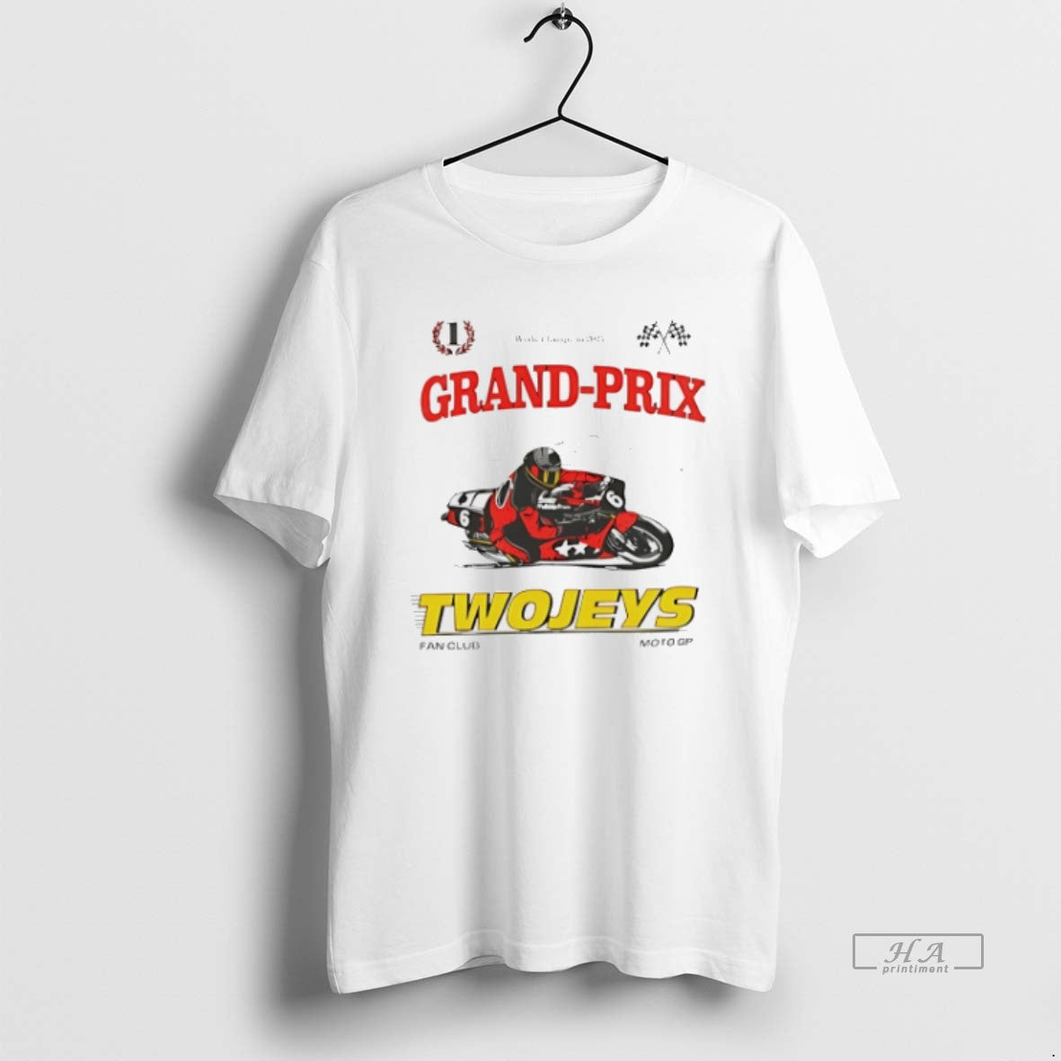 Trendy Grand Prix Twojeys Motor Racing TShirt Authentic Design