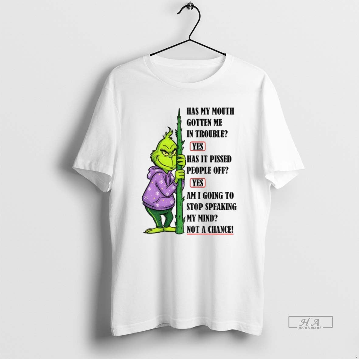 Trendy Grinch Has My Mouth Gotten Me Trouble Yes Has It Pissed People