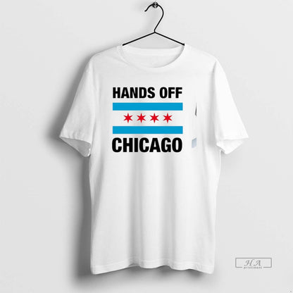 Trendy Hands Off Chicago Logo Long Sleeve Elegant Merch