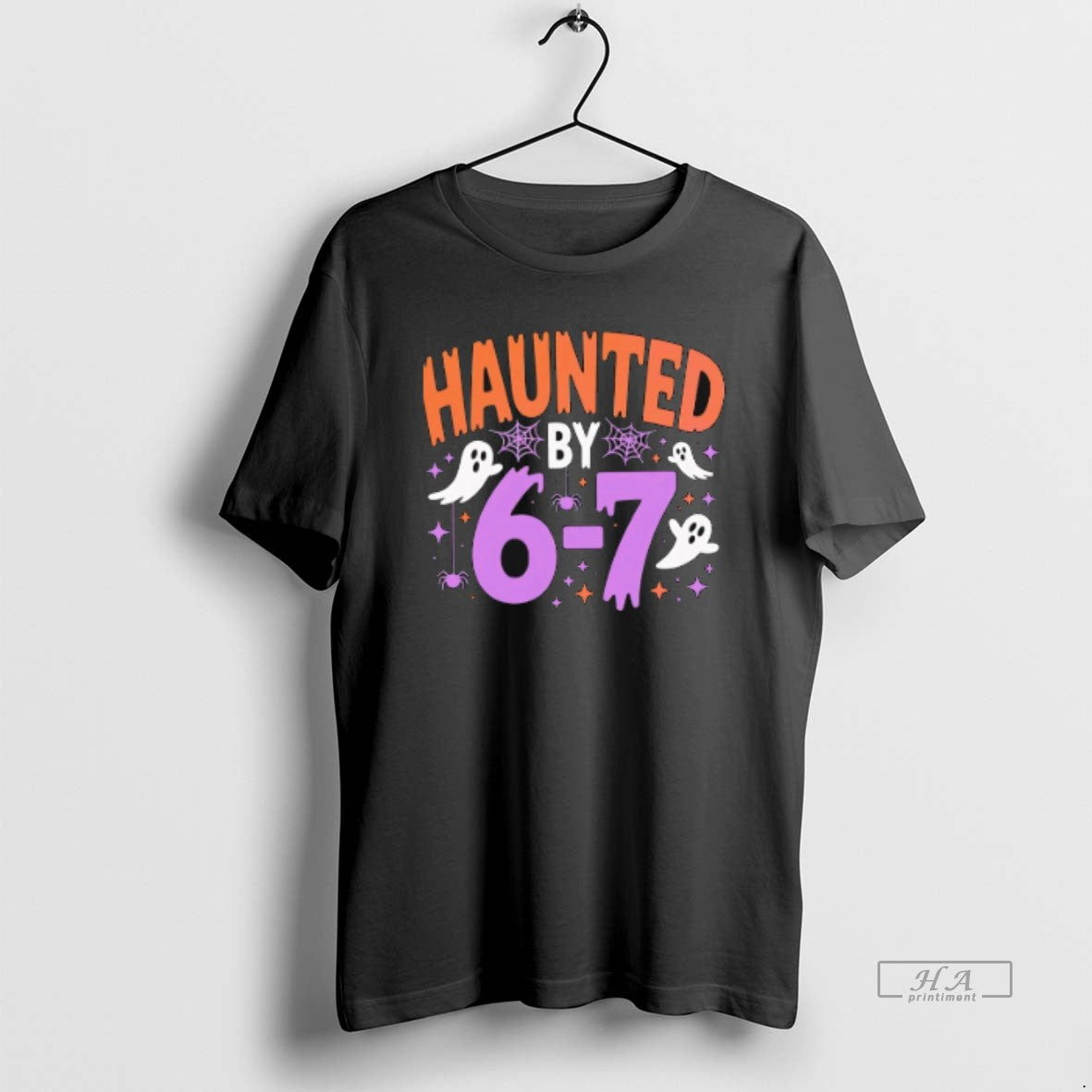 Trendy Haunted 6 7 Halloween Hoodie Trendy Design