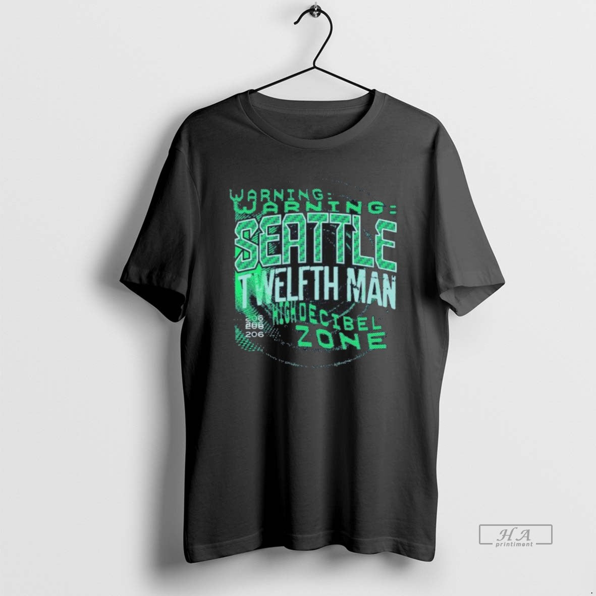 Trendy High Decibel Zone Seattle Seahawks Twelfth Rivalry Series Long