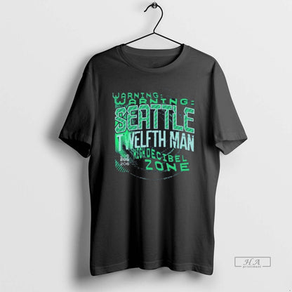 Trendy High Decibel Zone Seattle Seahawks Twelfth Rivalry Series Long