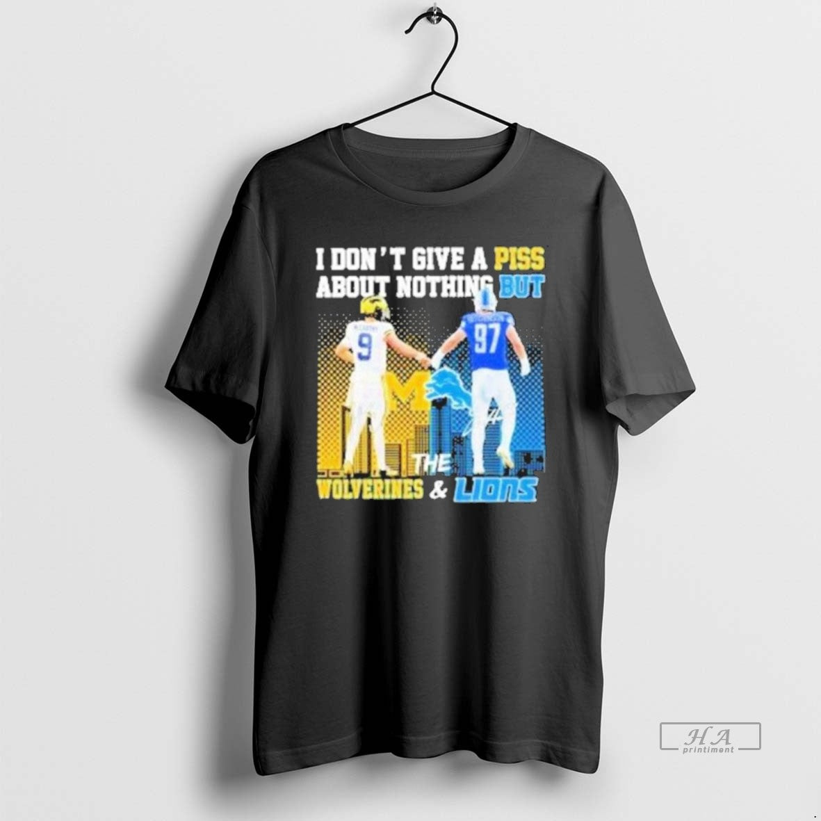 Trendy I Dont Give Piss About Nothing But Michigan Wolverines And