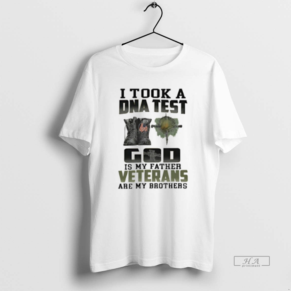 Trendy I Took Dna Test And God Is My Father Veteran Are My Shirt