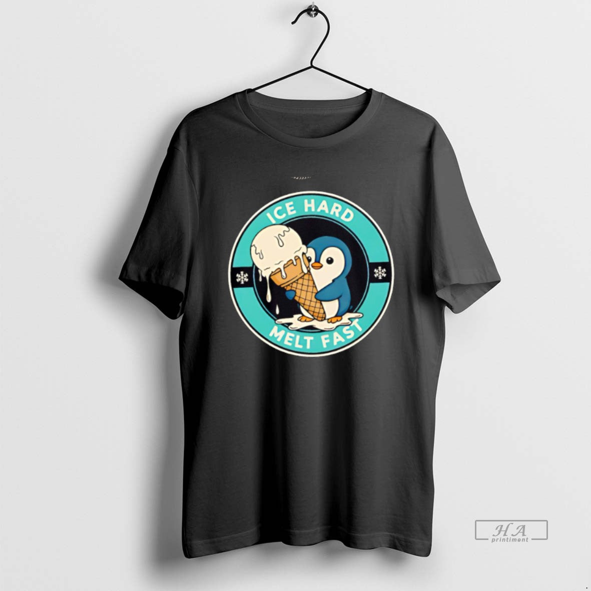 Trendy Ice Hard Melt Fast Penguin Ice Cream Long Sleeve Classic Gift