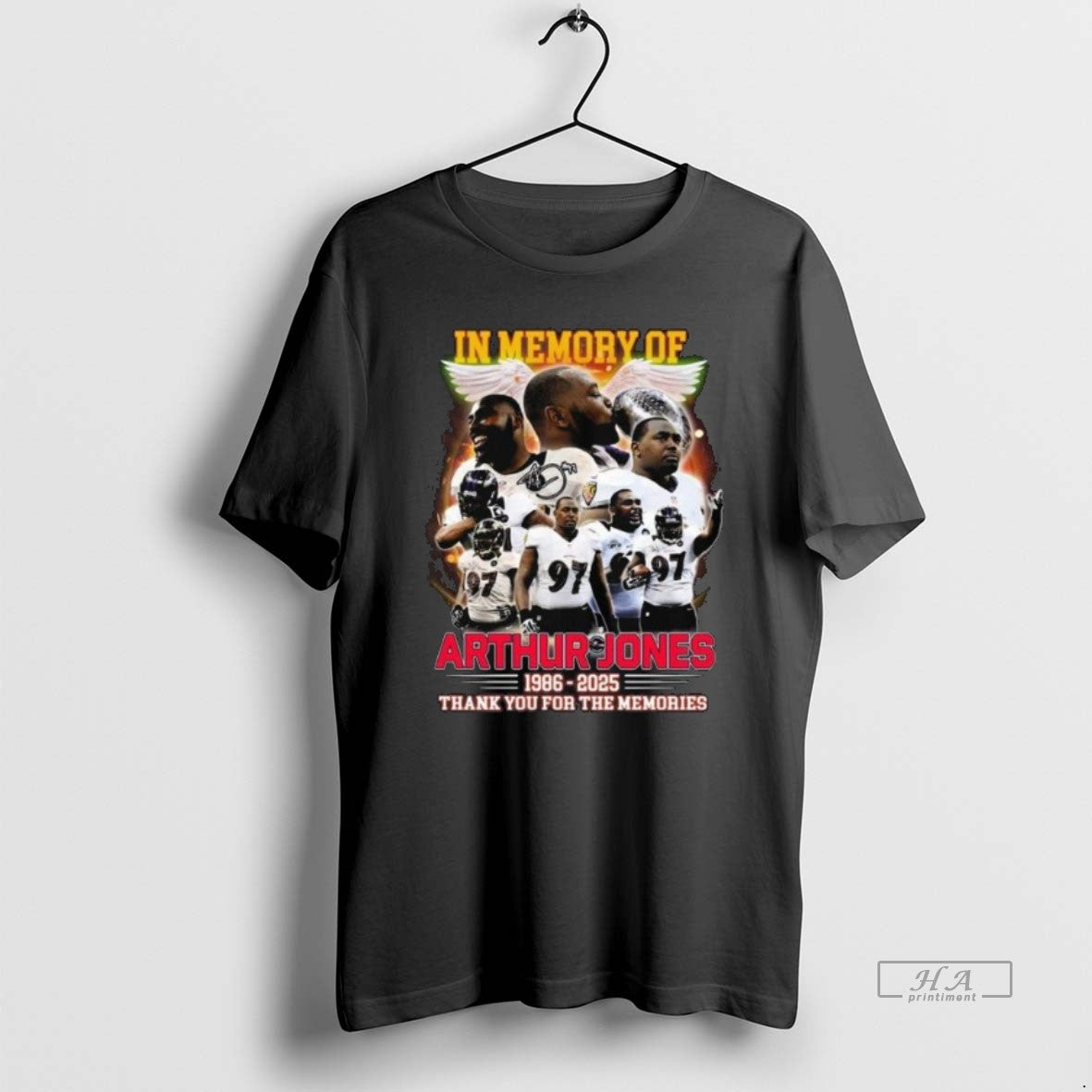 Trendy Memory Arthur Jones Baltimore Ravens 2025 Thank You Signature
