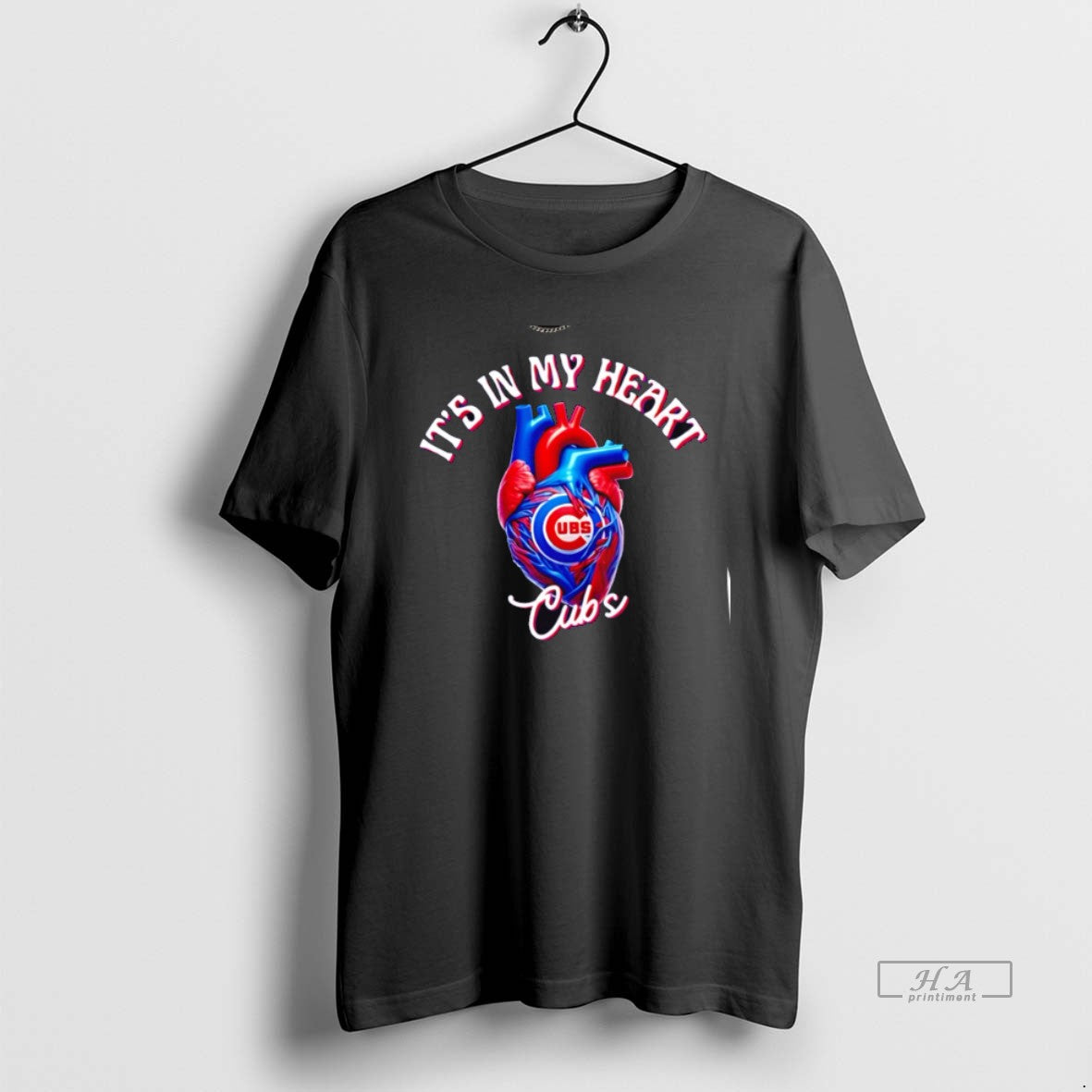 Trendy Its My Heart Chicago Cubs Tee Trendy Collection