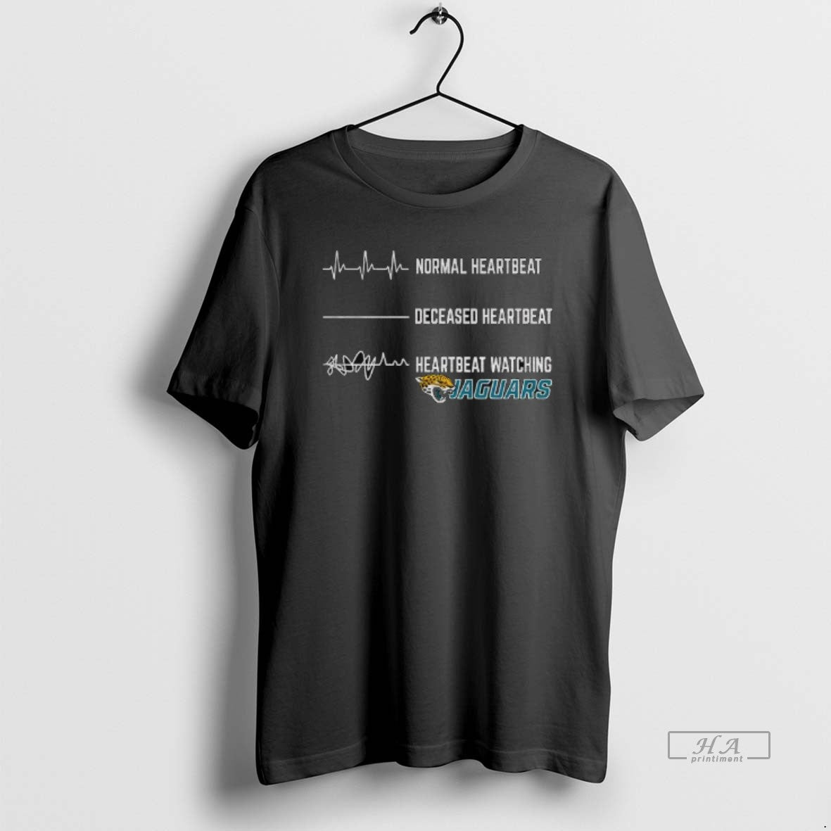 Trendy Jacksonville Jaguars Football Normal Heartbeat Deceased