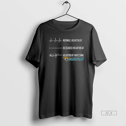 Trendy Jacksonville Jaguars Football Normal Heartbeat Deceased
