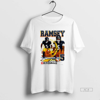 Trendy Jalen Ramsey Pittsburgh Steelers Player Comic Tee Elegant Style