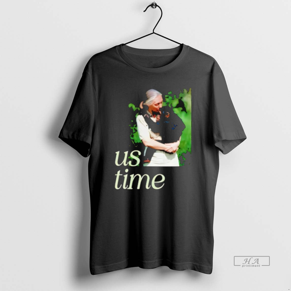 Trendy Jane Goodall Chimp Us Time Rip TShirt Elegant Outfit