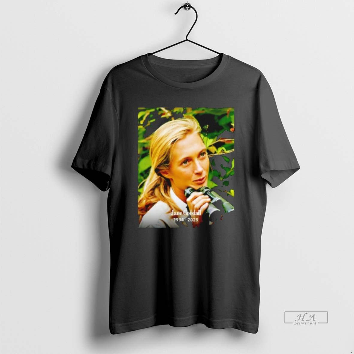 Trendy Jane Goodall Legacy 1934 2025 Tee Retro Look