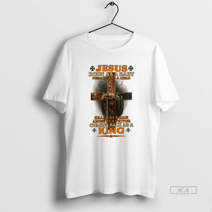 Trendy Jesus Born As Preached As Child Veteran Long Sleeve Unique Look