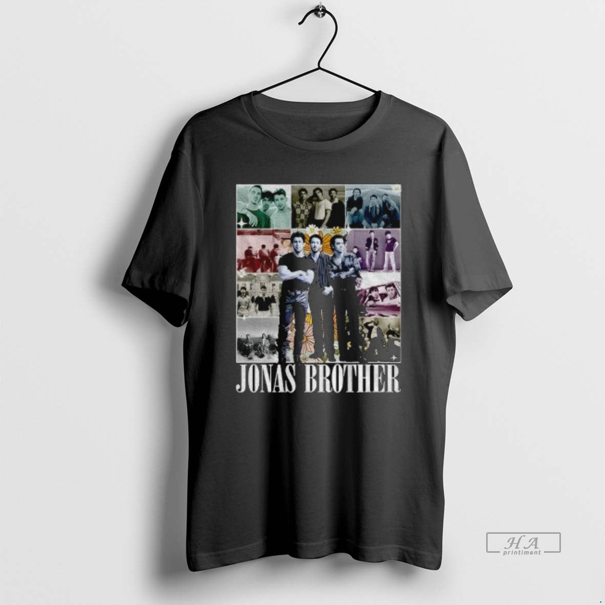 Trendy Jonas Brothers Band Collage Eras Tour Hoodie Elegant Fashion
