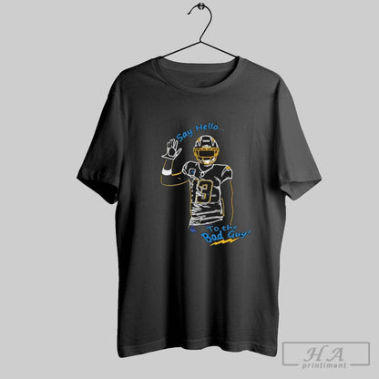 Trendy Keenan Allen Say Hello To Bad Guy Tank Top Unique Merch