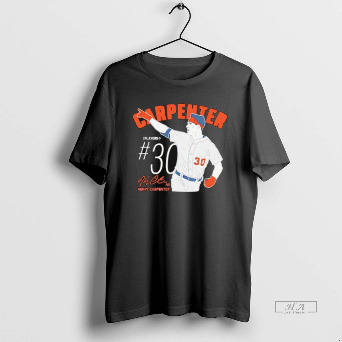 Trendy Kerry Carpenter Detroit Tigers No 30 Signature Art Tee