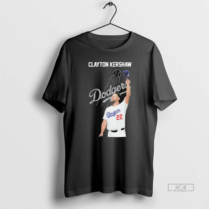 Trendy La Dodgers Thank You Kershaw Tribute Tee Elegant Look