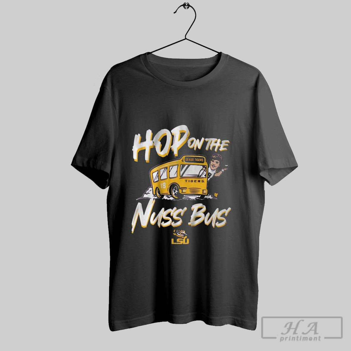 Trendy Lsu Tigers Football Ncaa Garrett Nussmeier Hop Nuss Bus Geaux